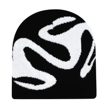 Load image into Gallery viewer, Pullover Design Knitting Beanies Fashion Trend Outdoor Warm Jacquard Hats Neutral Knitted Vintage Style Knitted Hat

