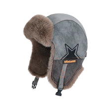 Load image into Gallery viewer, 1pc Winter Warm Trapper Pilot Caps for Men,Hunting Warm Ear Flap Russian Winter Ski Cold Weather Bomber Hats,suitable for Skiing
