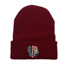 Load image into Gallery viewer, Oohmy Winter Beanie Cuffed Knit Warm Hat for Men Women Youth Boys Girls American Flag Outdoor Ski Sports Hiking Caps
