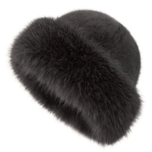 Load image into Gallery viewer, Fashion Headwear Fluffy Fur Winter Hat Solid Color Thicken Bucket Hat Cold Windproof Fisherman Hat for Women Girls

