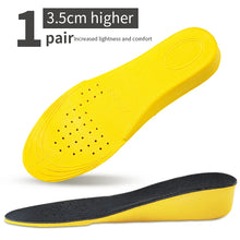 Load image into Gallery viewer, Insole Invisiable Height Increase s for Women Men Heel Lift Yellow s Sole Pad Breathable Shock Absorption Feet Care Cushion shoe pads
