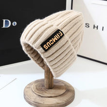 Load image into Gallery viewer, Winter hat, men's and women's versatile fashion long label woolen hat, warm ear protection, toe cover, knitted hat
