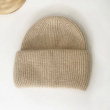 Load image into Gallery viewer, Men's and women's cold hats, winter hats, women's windproof pullover knitted hats, versatile and warm woolen hats
