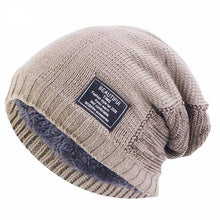 Load image into Gallery viewer, Winter Keepwarm Unisex Dual Color Knitted Velvet Inner Lining Skullcap
