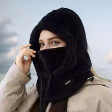Load image into Gallery viewer, YANBIGUO 1 Pc Warm Balaclava for Women&amp;Men,Winter Hats Sherpa Hood Ski Face Cover,Windproof Furry,Adjustable Hood Cap Scarf
