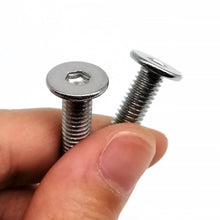 Load image into Gallery viewer, 1 Box M1.6 M2 M2.5 M3 M4 M5 M6 M8 304 Stainless Steel CM Hexagon Socket Allen Ultra Thin Flat Wafer Head Screw Bolt Nut Set Kit
