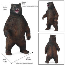 Load image into Gallery viewer, Wild Animal Model Toys Decoration Solid Tiger Lion Hippo Rhinoceros Elephant Panda Cow Set Children's Toy
