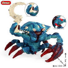 Load image into Gallery viewer, 2pcs/Set Animal Model Octopus Monster Water Crab Monster Simulation Solid Western Warcraft with Weapons Battle Octopus Monster Ocean Myth Model Knight
