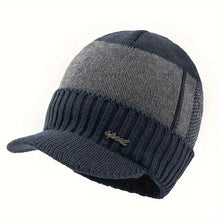 Load image into Gallery viewer, 2/1PC Winter Hats Knit Cap Men And Women Velvet Hat Coral Fleece Scarf Outdoor Riding Hat Warm Plus Velvet Neck Protect Cap
