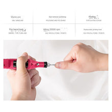 Load image into Gallery viewer, Nail Polishing Machine Dead Skin Removal Polishing Written Test Nail Piercing Device Mini Electric Manicure Implement Grinding Machine
