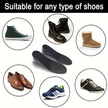 Load image into Gallery viewer, 1pair Height Increase Insole With Air Cushion Adjustable 9cm/3.54inch Max Height Comfortable Lightweight Invisible Lift
