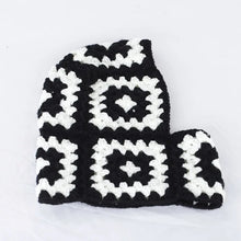 Load image into Gallery viewer, Handmade crochet balaclava hat autumn and winter retro pullover ear protection hat suitable for men and women, cold proof
