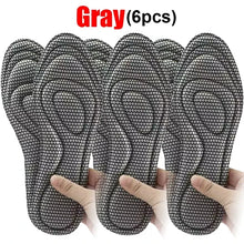 Load image into Gallery viewer, Insole 6/2pcs Memory Foam Orthopedic s s Men Women Nano Antibacterial Deodorization  Sweat Absorption Running Cushion shoe pads
