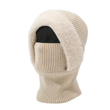 Load image into Gallery viewer, Fashion Winter Pullover Hat Knitted Warm Scarf Integrated Hat Windproof Thickened Ski Cycing Mask All-in-one Skullcap
