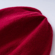Load image into Gallery viewer, High Quality Pure Cashmere Hat for Men and Women Winter Double Layer Thicken Knitted Skullies Beanies Caps Female Outdoor Hats
