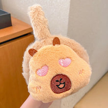 Load image into Gallery viewer, New Capybara Ear Warm Earmuffs Windproof Winter Earflaps Cartoon Soft Ear Cap
