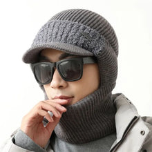 Load image into Gallery viewer, Men Balaclava Hat Full Cover Style Winter Hat Outdoor Windproof Knitted Hat Winter Keep Warm Beanie Cap

