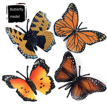 Load image into Gallery viewer, 4pcs/Set Butterfly Model Simulation Animals and Insects Model Toy Decoration Scene Ornaments Hand-Made
