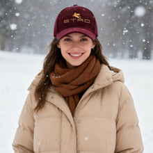 Load image into Gallery viewer, 1pc 'E.T.R.O' embroidered corduroy baseball cap, suitable for both men and women, perfect for autumn and winter, casual headwear
