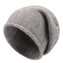 Load image into Gallery viewer, 1pc Warm Solid Color Plush Hat,lightweight, Casual,multifunctional Knitted Skullies Caps for Hiking, Cycling,outdoor Activities
