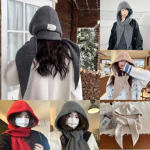 Load image into Gallery viewer, Knitted Winter Balaclava Thickened Hooded Hat Ear Protection Cap One-Piece Winter Accessories Neck Collar Outdoor Sports
