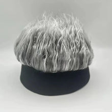 Load image into Gallery viewer, Novelty Faux Hair Wig Cap Durable Knitted Skull Cap Korean Style Breathable Trendy Toupee Hats Parties Cosplay Daily Wear Men 
