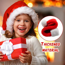 Load image into Gallery viewer, Christmas Santa Hat For Adults And Kids Unisex Velvet Cozy Long Plush Red Xmas Hats 2025 New Year's Holiday Party Supplies
