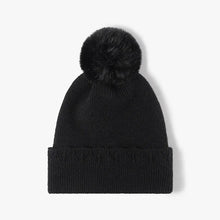 Load image into Gallery viewer, Winter Warm Fleece Womens Knitted Beanie Hat with Pom,outdoor Warm Skull Cap Skull Hat for Women,suitbale for Daliywear,skiing
