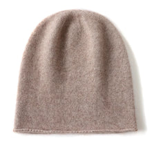 Load image into Gallery viewer, 2024 Winter Unisex 100 Cashmere Hats Outdoor Casual Keep Warm Solid Color Cashmere Knitted Beanie Hat Women /Men Hedging Caps

