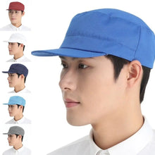 Load image into Gallery viewer, Unisex Washable Work Hat Dust-proof Smoke-proof Chef Hat Durable Cloth Material Hygienic Cap Work Wear
