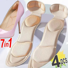 Load image into Gallery viewer, Insole 1/2Pair Memory Foam  Pad Inserts Heel Post Back Breathable Anti-slip for High Heel  Insert Protector s s shoe pads
