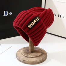 Load image into Gallery viewer, Winter hat, men's and women's versatile fashion long label woolen hat, warm ear protection, toe cover, knitted hat
