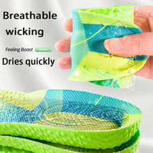 Load image into Gallery viewer, PU air cushion sports insole soft and comfortable sole arch support insole men's and women's elastic shock absorption insole

