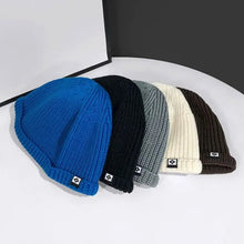 Load image into Gallery viewer, Soft Knitted Hat Windproof Hip Hop Hat Autumn Winter Hat Ear Protection Cold Cap Pullover Hat Outdoor

