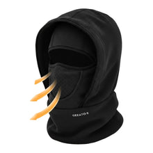 Load image into Gallery viewer, Waterproof Polar Fleece Balaclava Hat Cycling Skiing Thermal Face Cover for Cold Weather Face Neck Warmer Beanie Cap
