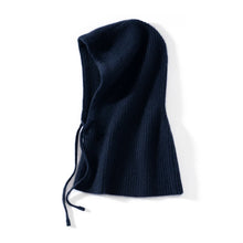 Load image into Gallery viewer, Wool Cashmere Knitted Hood Hat Scarf Elegant Hats Beanies Women Men Winter Neck Warm Balaclava Headgear Caps Unisex 4 New Colors
