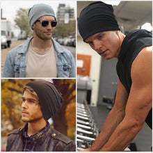 Load image into Gallery viewer, Solid Color Unisex Men Women Slouchy Beanie Hip-Hop Soft Cap Lightweight Running Beanie Adult Dwarf Hat Warm Winter Knitted
