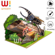 Load image into Gallery viewer, 3D Children's Educational Jigsaw Puzzle Creative Wooden DIY Handmade Three-Dimensional Building Blocks
