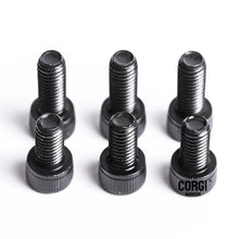 Load image into Gallery viewer, 1140 Black Steel Socket Head Hex Round Cap Screws Set M2 M3 M4 M5 M6 Grade 12.9 DIN912 Allen Bolts Nuts Assortment Kit Tool Box
