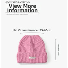 Load image into Gallery viewer, New Solid Color Knitted Beanies Anti-cold Outdoor Female Beanie Caps Keep Warm Warmer Bonnet For Women/Men/Students
