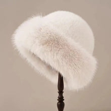 Load image into Gallery viewer, Women's Fluffy Fur Bucket Hat Plush Winter Fisherman Cap Warm Thick Hat for Snowy Days Christmas Gifts
