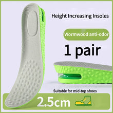 Load image into Gallery viewer, Insole 1Pair Air Cushion height increase s Breathable Sweat and Anti-Odour  Shock Absorbing  for Sports s shoe pads
