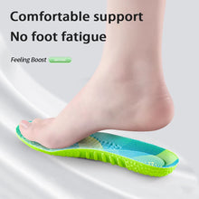 Load image into Gallery viewer, PU air cushion sports insole soft and comfortable sole arch support insole men's and women's elastic shock absorption insole
