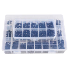 Load image into Gallery viewer, 1140 Black Steel Socket Head Hex Round Cap Screws Set M2 M3 M4 M5 M6 Grade 12.9 DIN912 Allen Bolts Nuts Assortment Kit Tool Box
