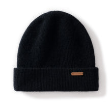 Load image into Gallery viewer, 100% Cashmere Hat For Women Men Outdoor 2-Layer Thickened Warm Winter Hats Solid Caps Knit Seamless Beanie Hat Unisex

