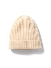 Load image into Gallery viewer, s Women 35% Cashmere Knit Ribbed Beanie Caps Solid Color Winter Autumn Warm Hat Men Wool Blends Unisex Natural Guaranteed
