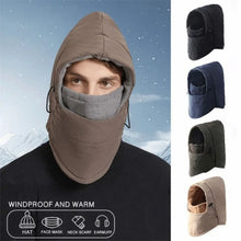 Load image into Gallery viewer, Fashion Keep Warm Pullover Hat Breathable Windproof Balaclava Hat Thickened Adjustable Winter Warm Hat Skiing
