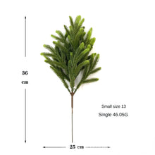 Load image into Gallery viewer, 1PCs Simulation Plant Pine Branch Finished Christmas Home Decoration Embellishment Flower Arrangement Branch Holiday Decoration
