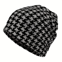 Load image into Gallery viewer, Contrasting Colors Pullover Hat Plaid Print Scarf Pullover Hat Turban Hats Multifunctional Casual Hedging Cap Autumn and Winter
