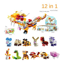 Load image into Gallery viewer, 12-in-1 New Tyrannosaurus Boy Dinosaur World Compatible Lego Small Particle Assembly Building Blocks

